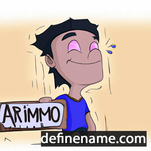 cartoon of the name Arximiro