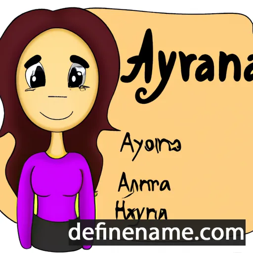 Aryanna cartoon