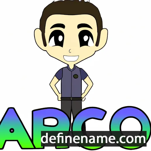 cartoon of the name Aryc