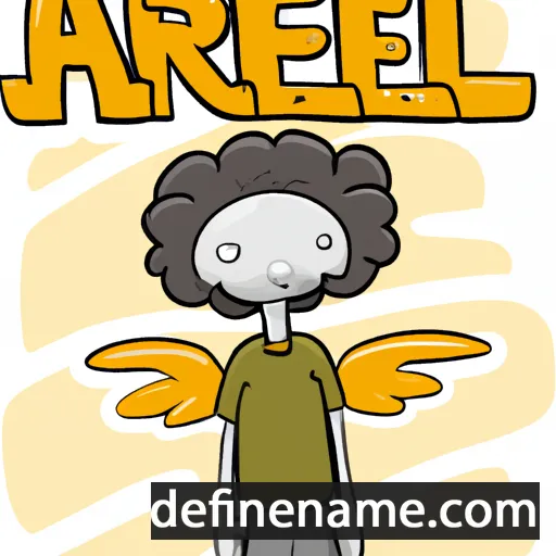 Aryel cartoon