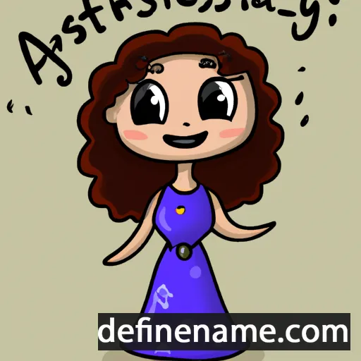 cartoon of the name Arystea