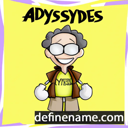 cartoon of the name Arystydes