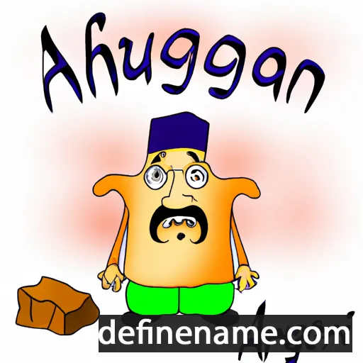 cartoon of the name Arzhurig