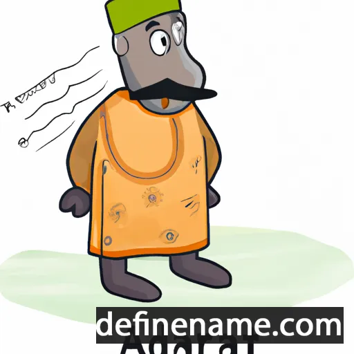 cartoon of the name As-dar-tu