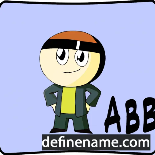 cartoon of the name Asabi