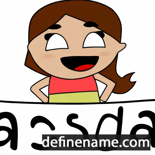 cartoon of the name Asada