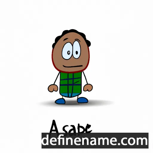 cartoon of the name Asade