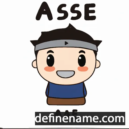 cartoon of the name Asae