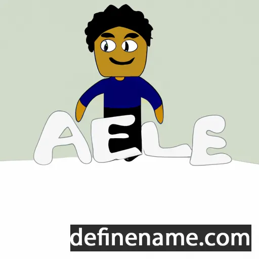 cartoon of the name Asael