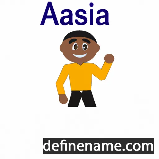 cartoon of the name Asafa