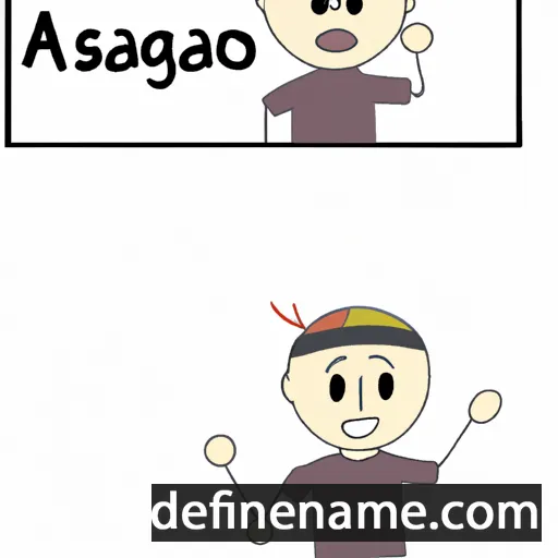 Asagao cartoon