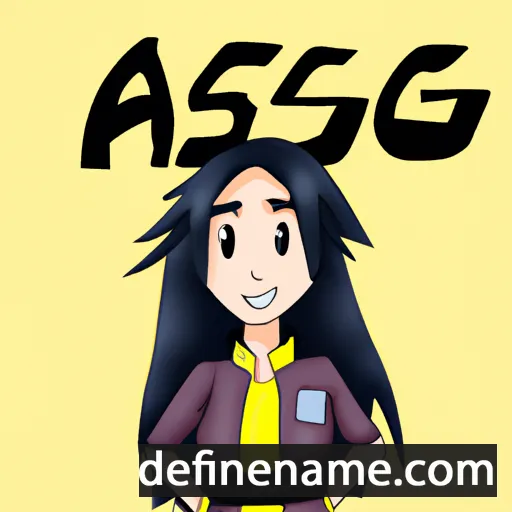 Asagi cartoon