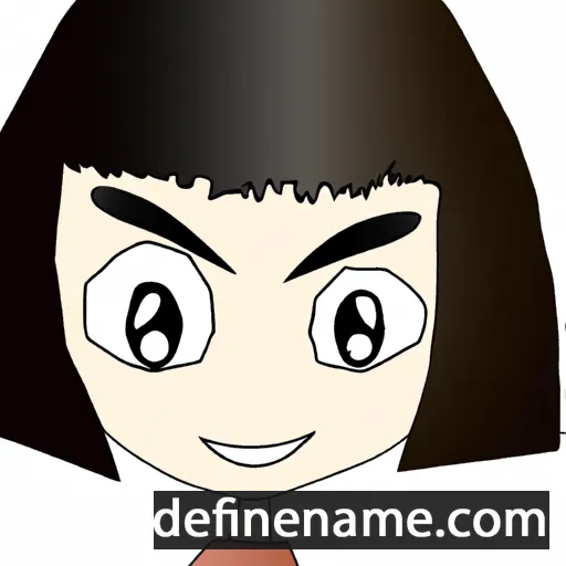 cartoon of the name Asako