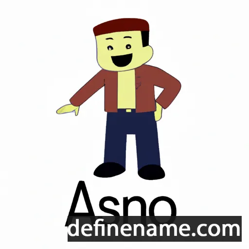 cartoon of the name Asano