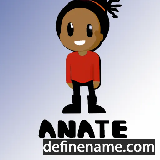 cartoon of the name Asante