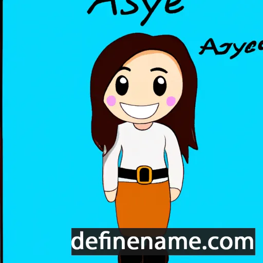 cartoon of the name Asaye