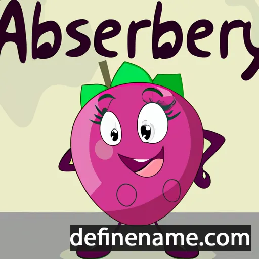 cartoon of the name Asberry