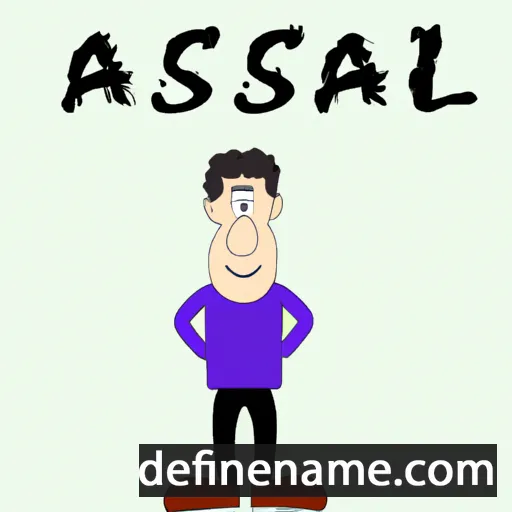 cartoon of the name Ascall