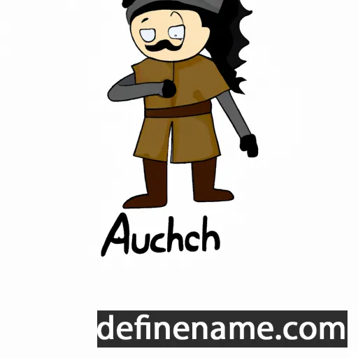 cartoon of the name Aschur