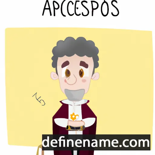 Asclépios cartoon