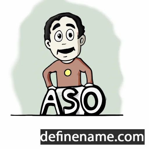 cartoon of the name Asdo