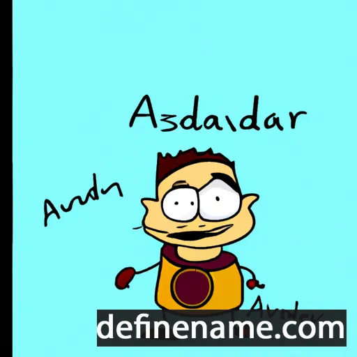 cartoon of the name Asdvadzadur