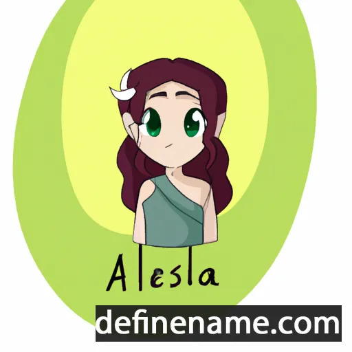 cartoon of the name Aselia