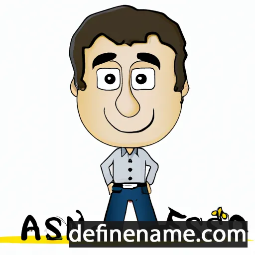 cartoon of the name Asensio