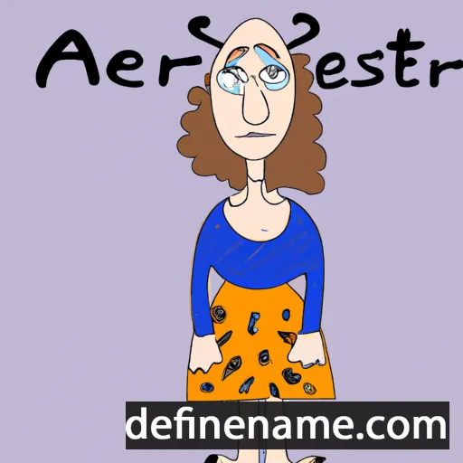 cartoon of the name Aseret