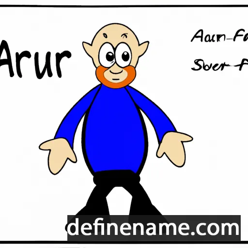 cartoon of the name Asfru