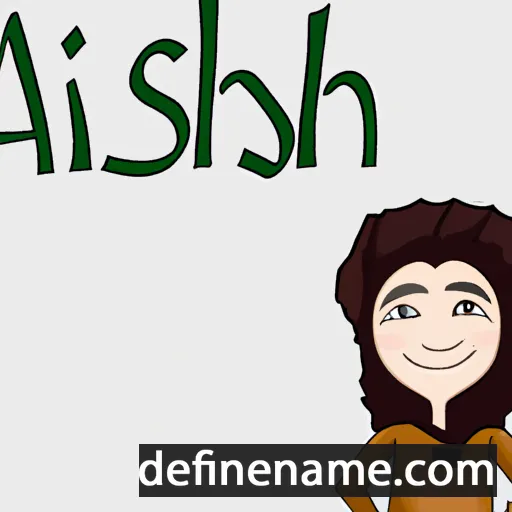 cartoon of the name Ashai