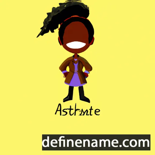 cartoon of the name Ashantae