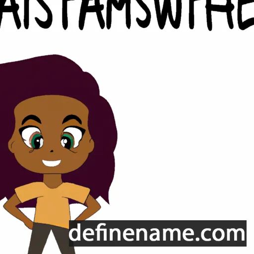 Ashawnte cartoon