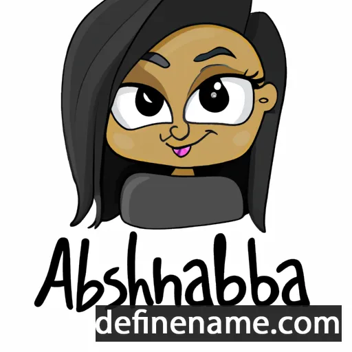 cartoon of the name Ashbazana