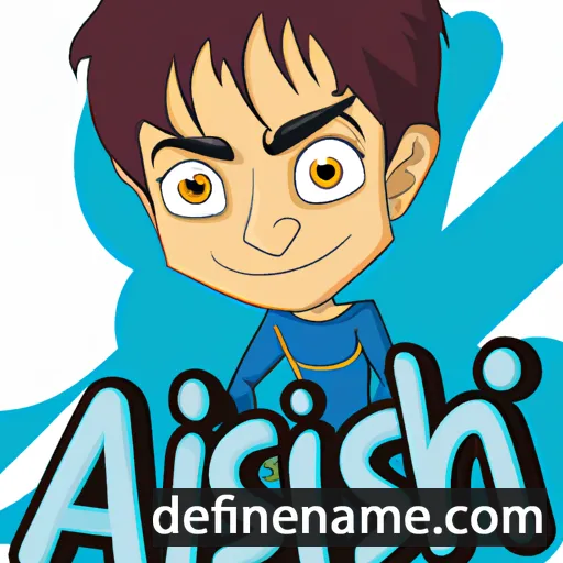 cartoon of the name Ashik