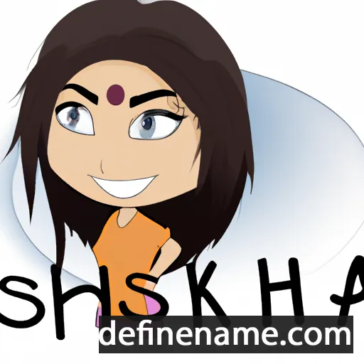 cartoon of the name Ashika