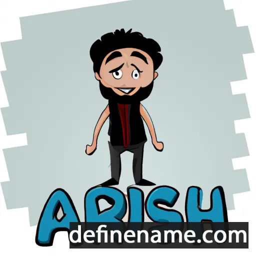 cartoon of the name Ashir