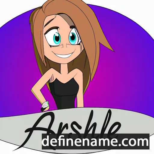 cartoon of the name Ashleee