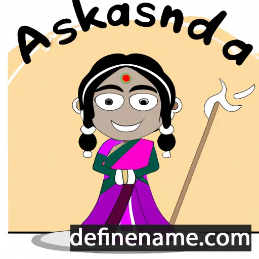 cartoon of the name Ashokasundari