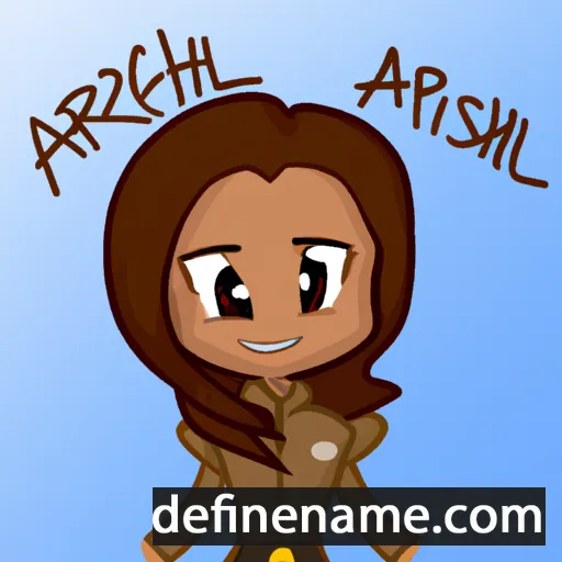 cartoon of the name Ashriel