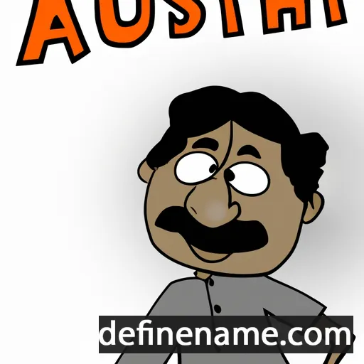 cartoon of the name Ashutosh