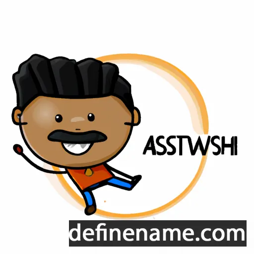 cartoon of the name Ashwath