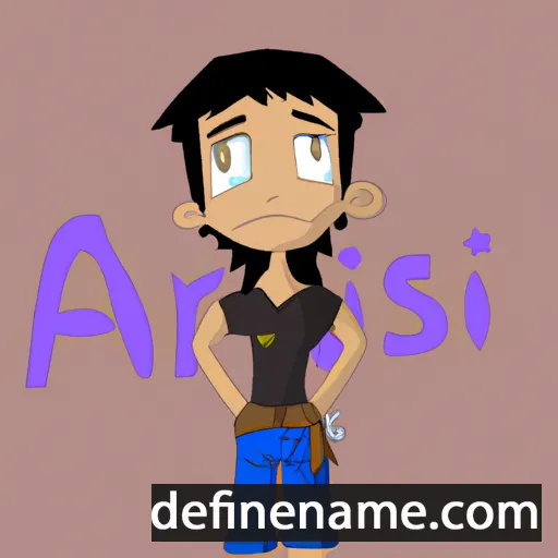 cartoon of the name Asírí