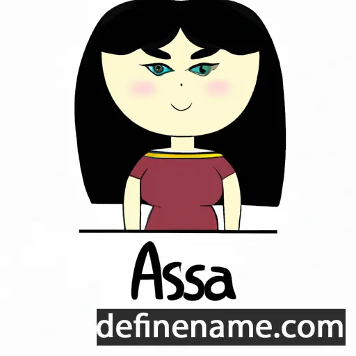 cartoon of the name Asia