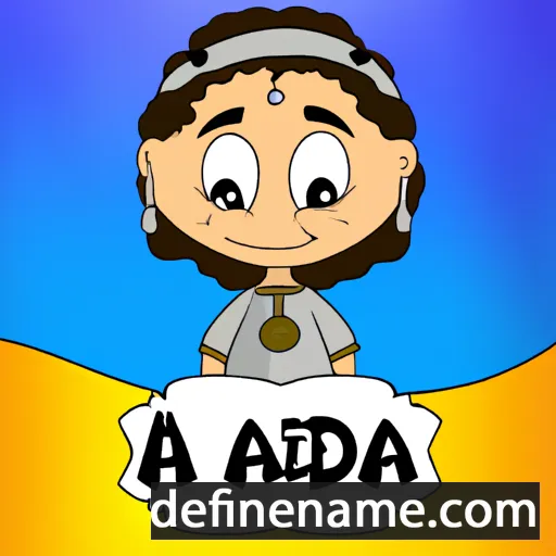 cartoon of the name Asida