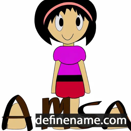 cartoon of the name Asima