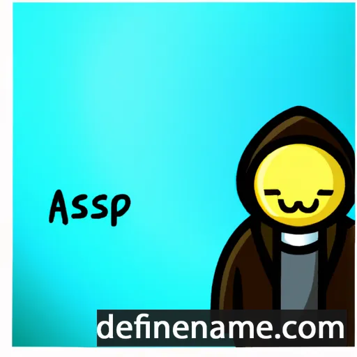 cartoon of the name Asiph