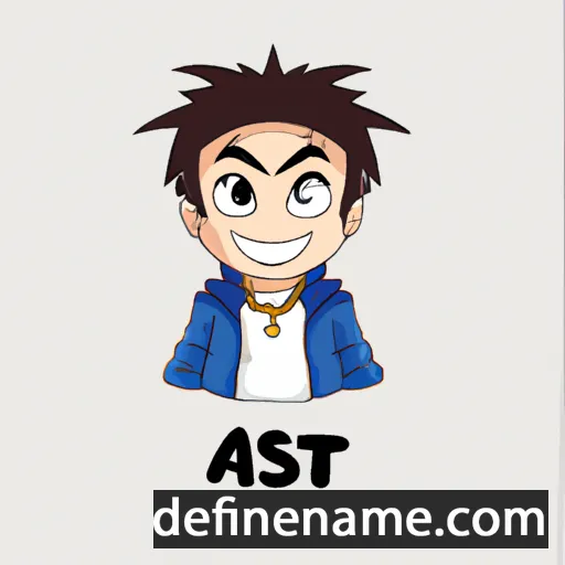 cartoon of the name Asiyat