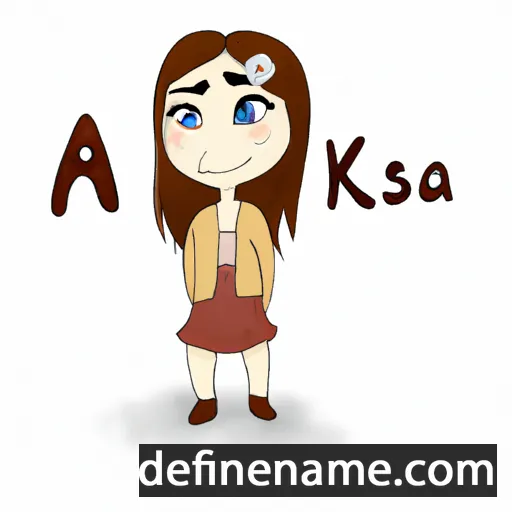 cartoon of the name Aska