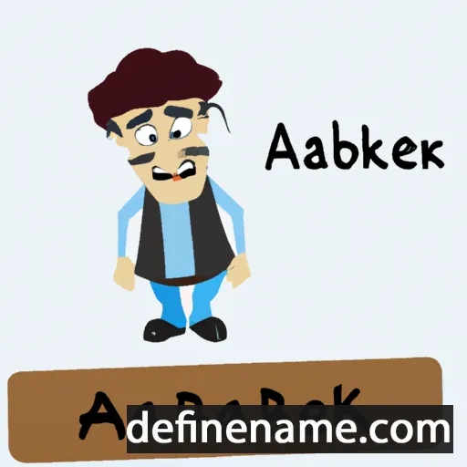 cartoon of the name Askarbek